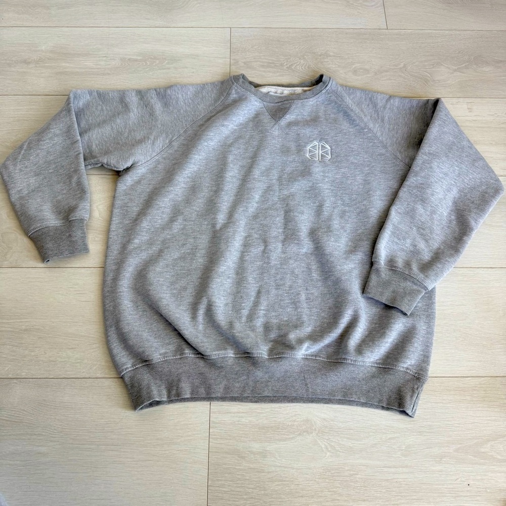 Kotn Heathered Grey Crewneck Sweatshirt Egyptian Cotton Blend